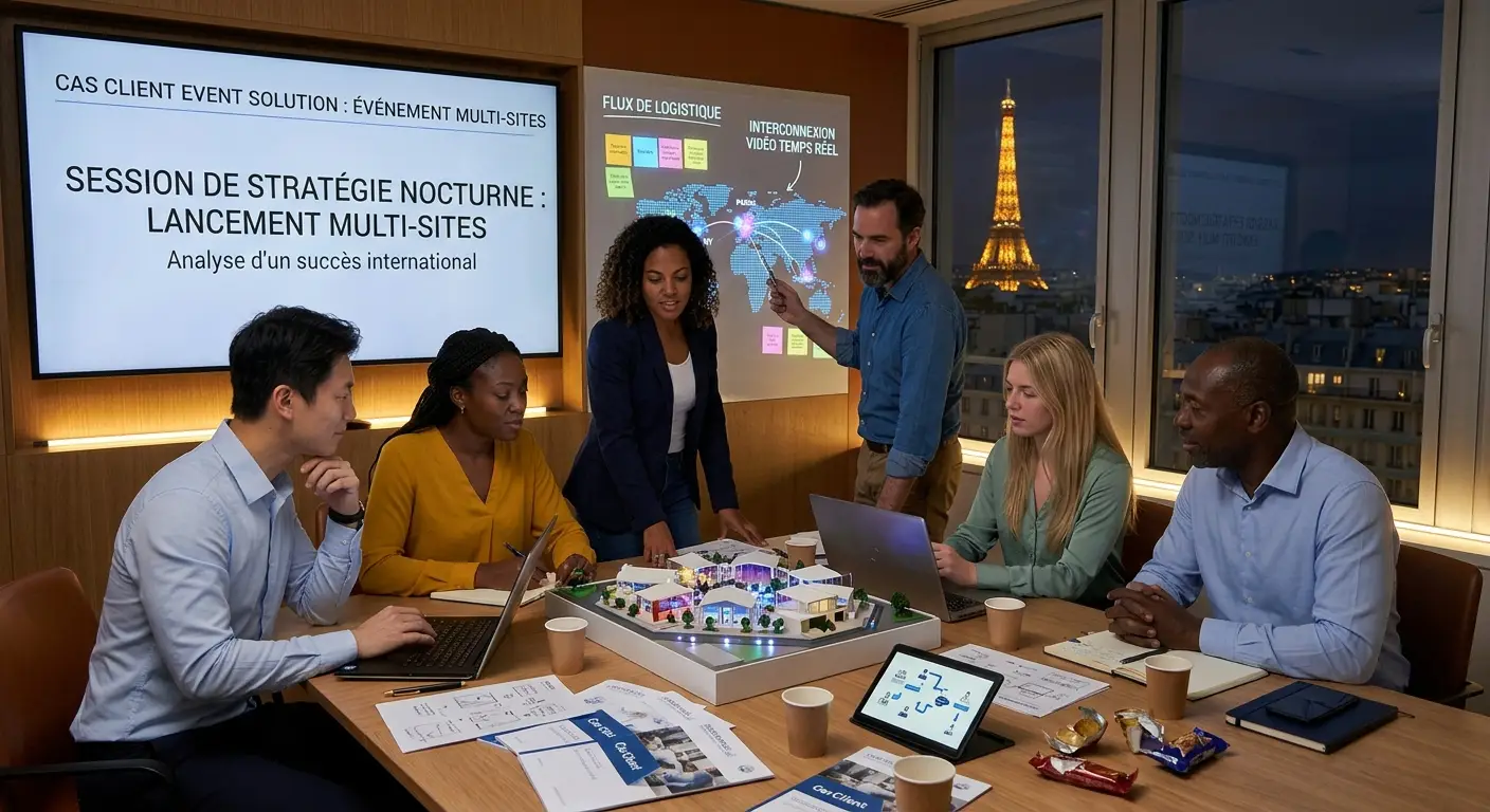 Cas client événement multi-sites bien piloté