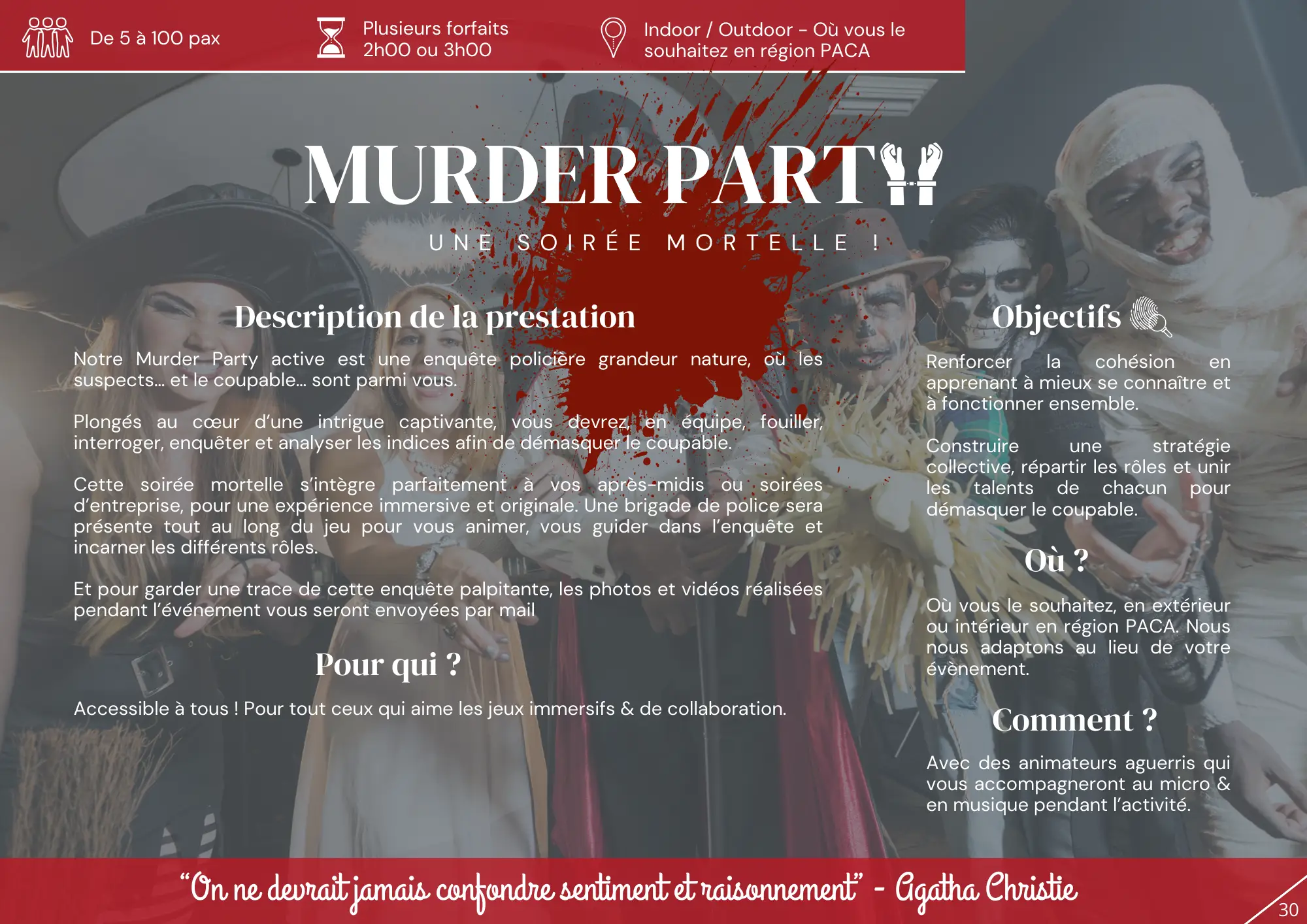 MURDER PARTY - TEAM BUILDING 2