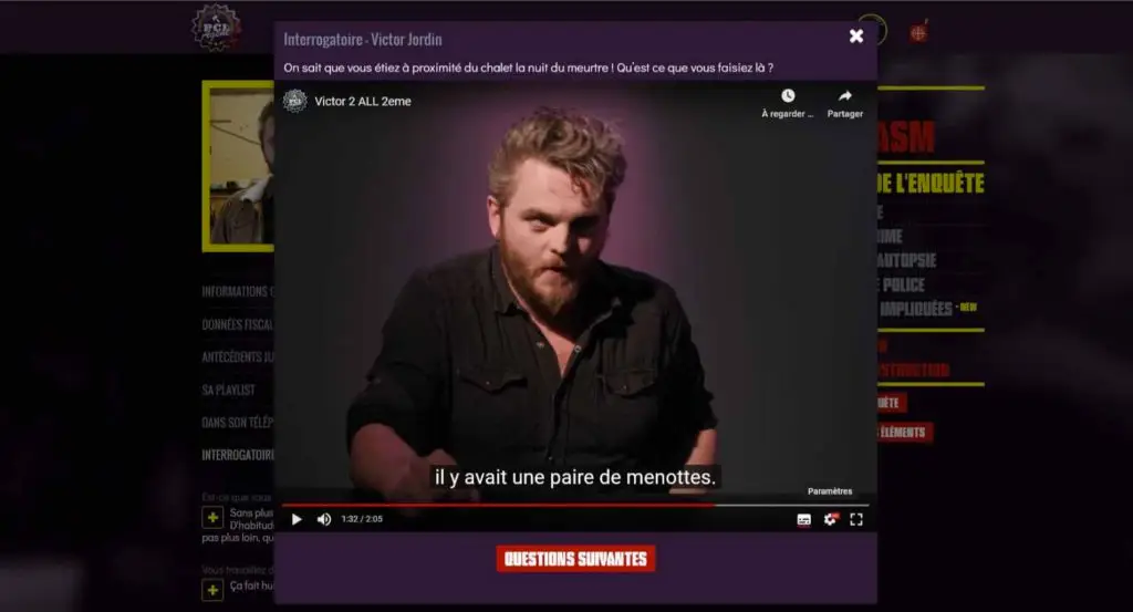 Enquêtes criminelles en ligne 3