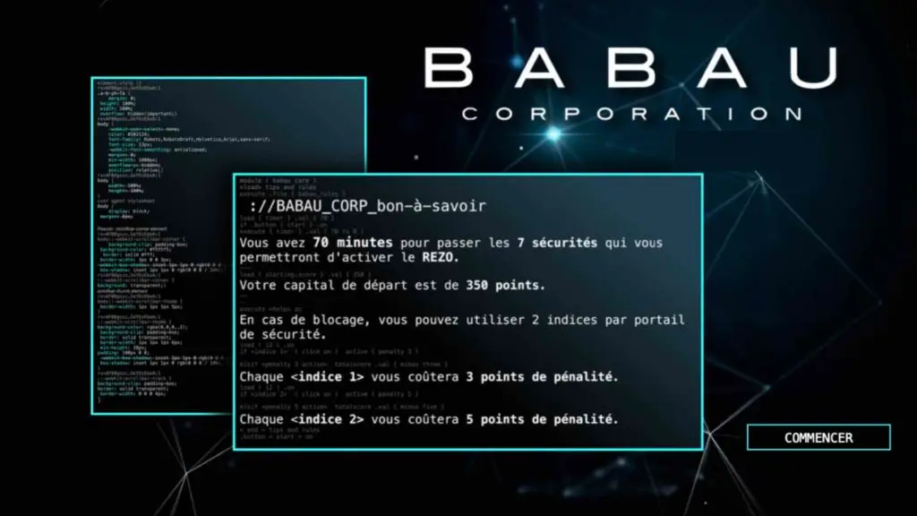 Escape Game : Babau Corporation 3