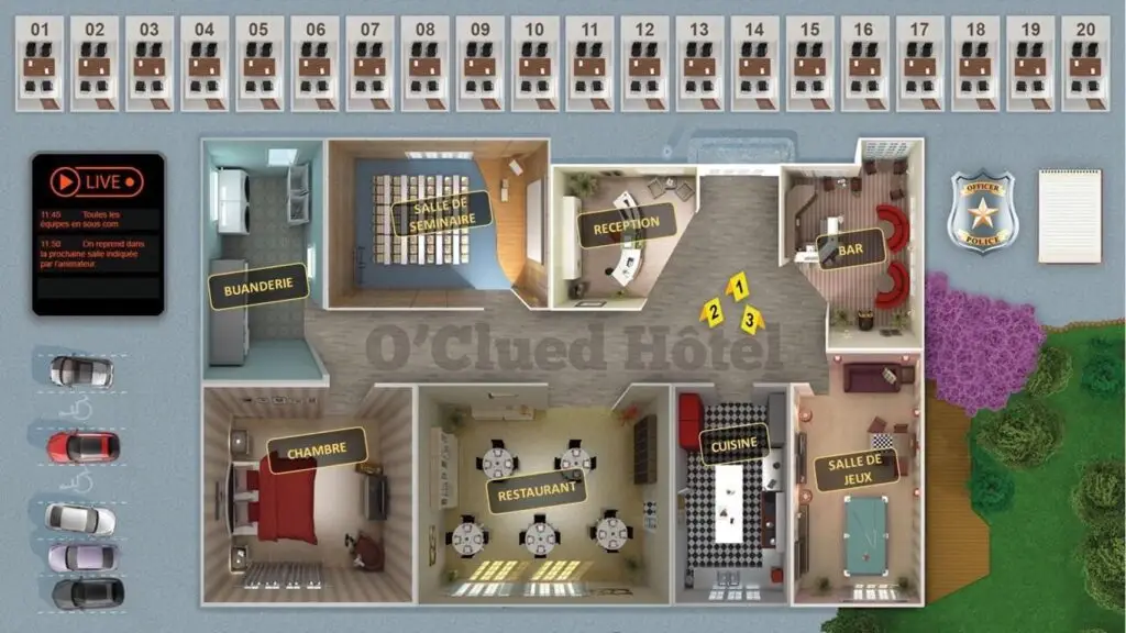 Clued'Hôtel : Enquête à distance 3
