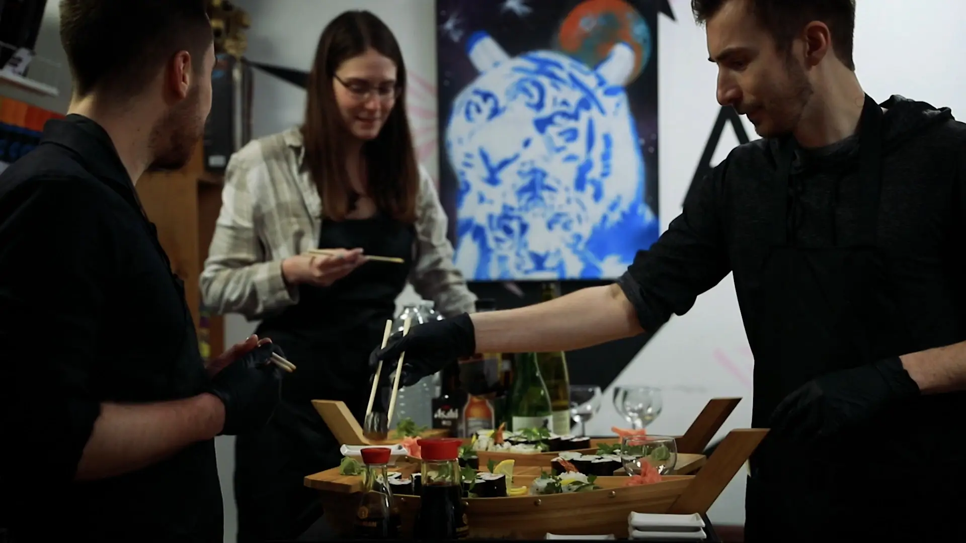 Team building peinture & sushis 2