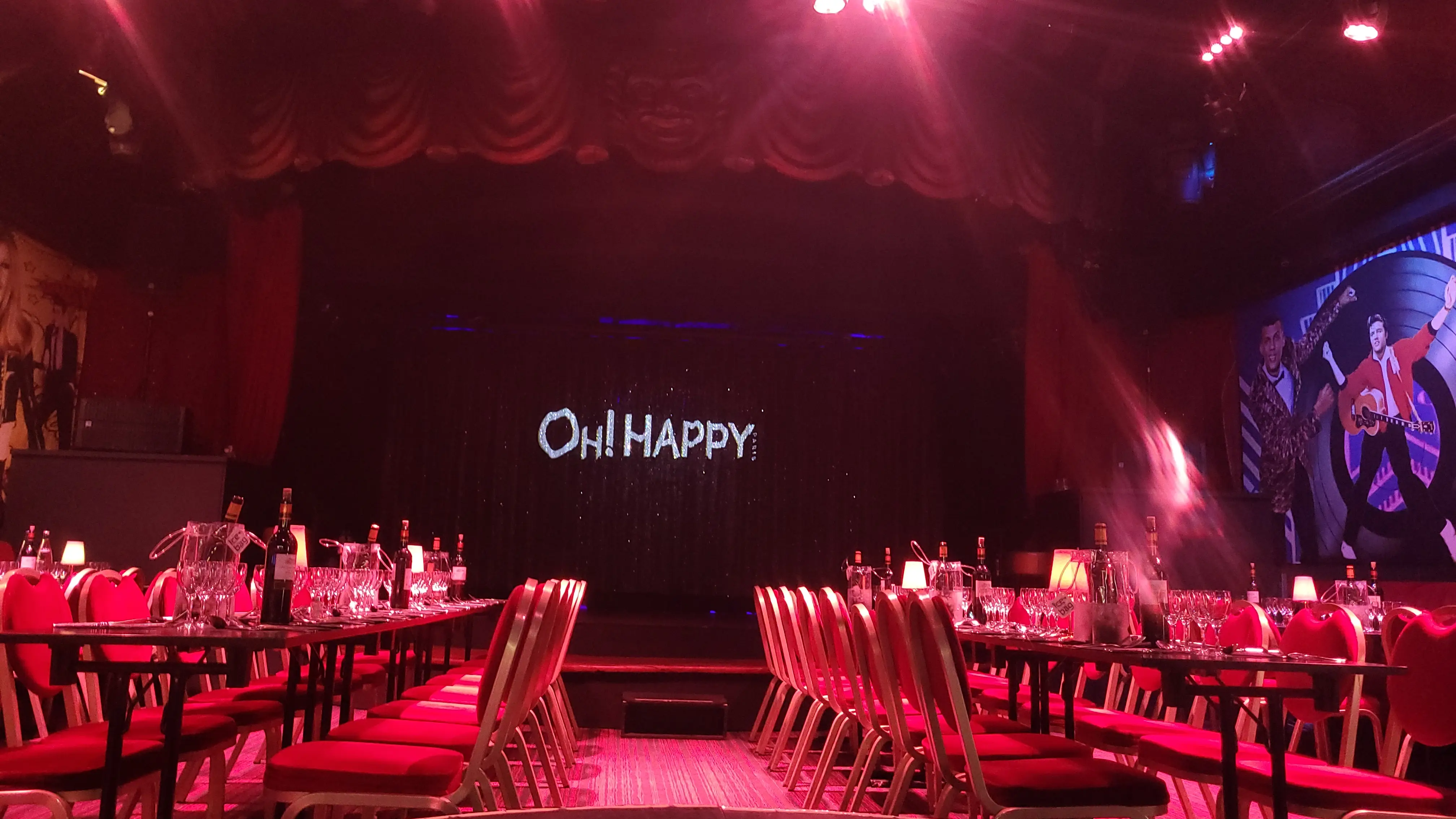 Oh ! Happy-Paris Restaurant-live show-club 8