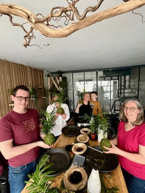 Atelier découverte confection Kokedama 3