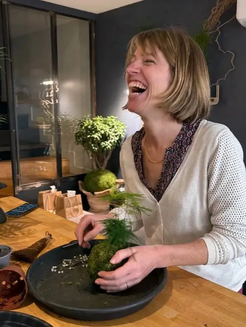 Atelier découverte confection Kokedama 4