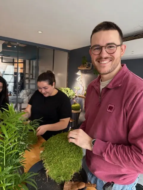 Atelier découverte confection Kokedama 5