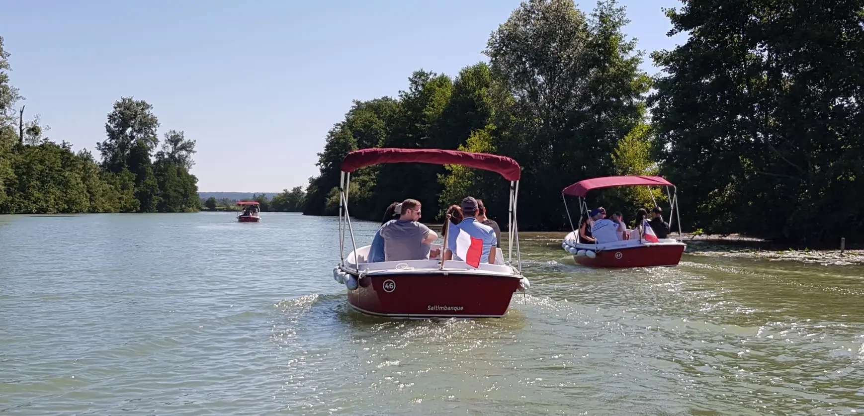 Chasse au trésor en bateau électrique sans permis à Boulogne  sur la Seine 2