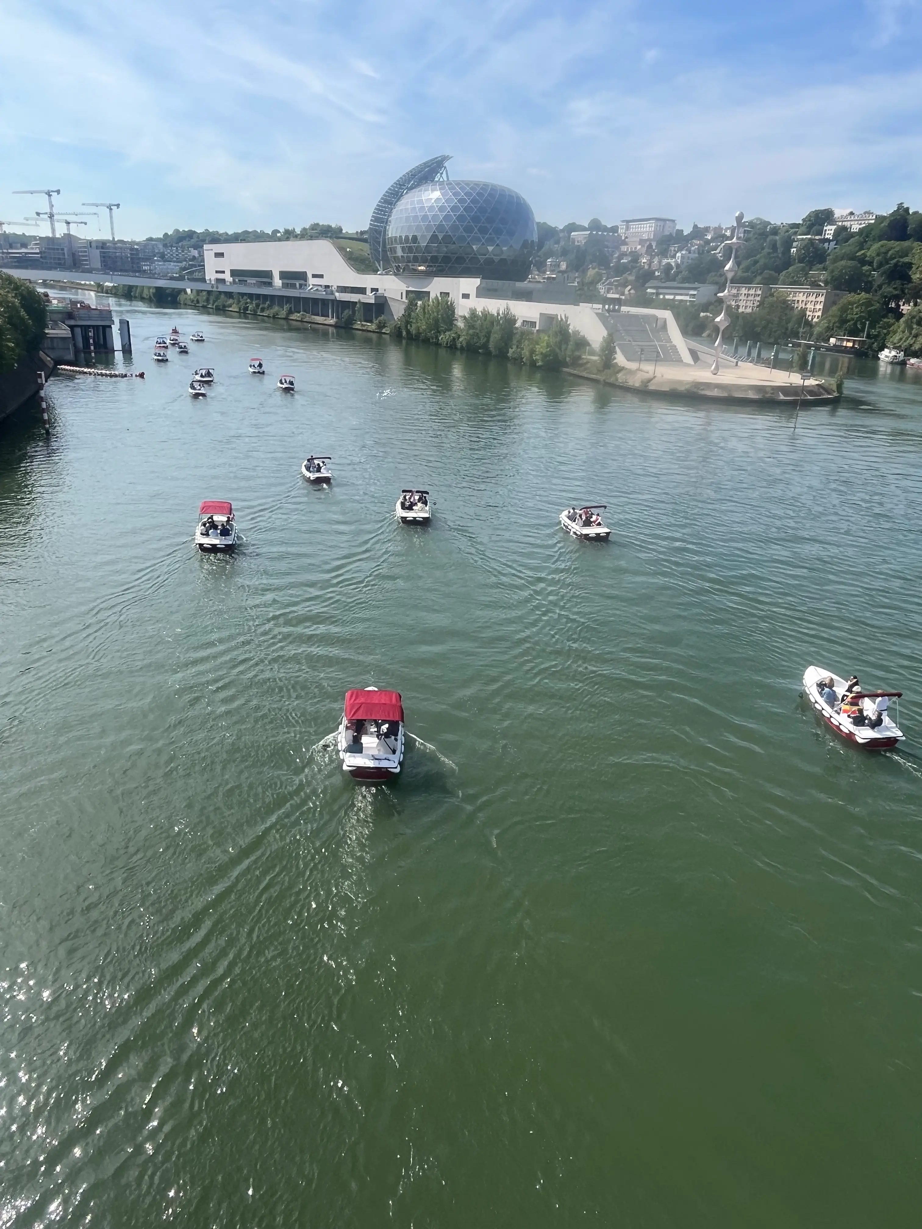Chasse au trésor en bateau électrique sans permis à Boulogne  sur la Seine 12