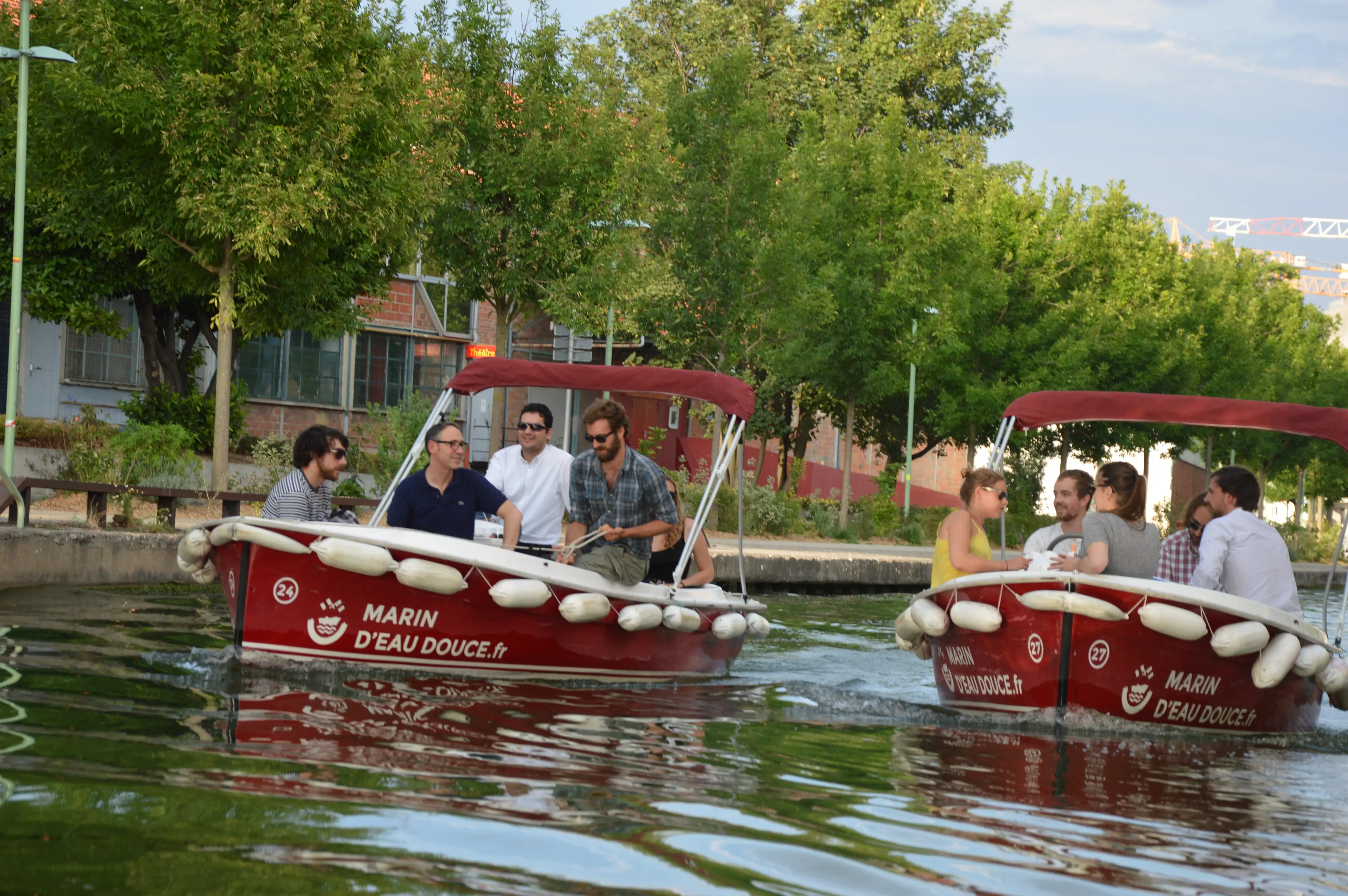 Chasse au Trésor en bateau électrique sans permis sur la Marne à Meaux 10