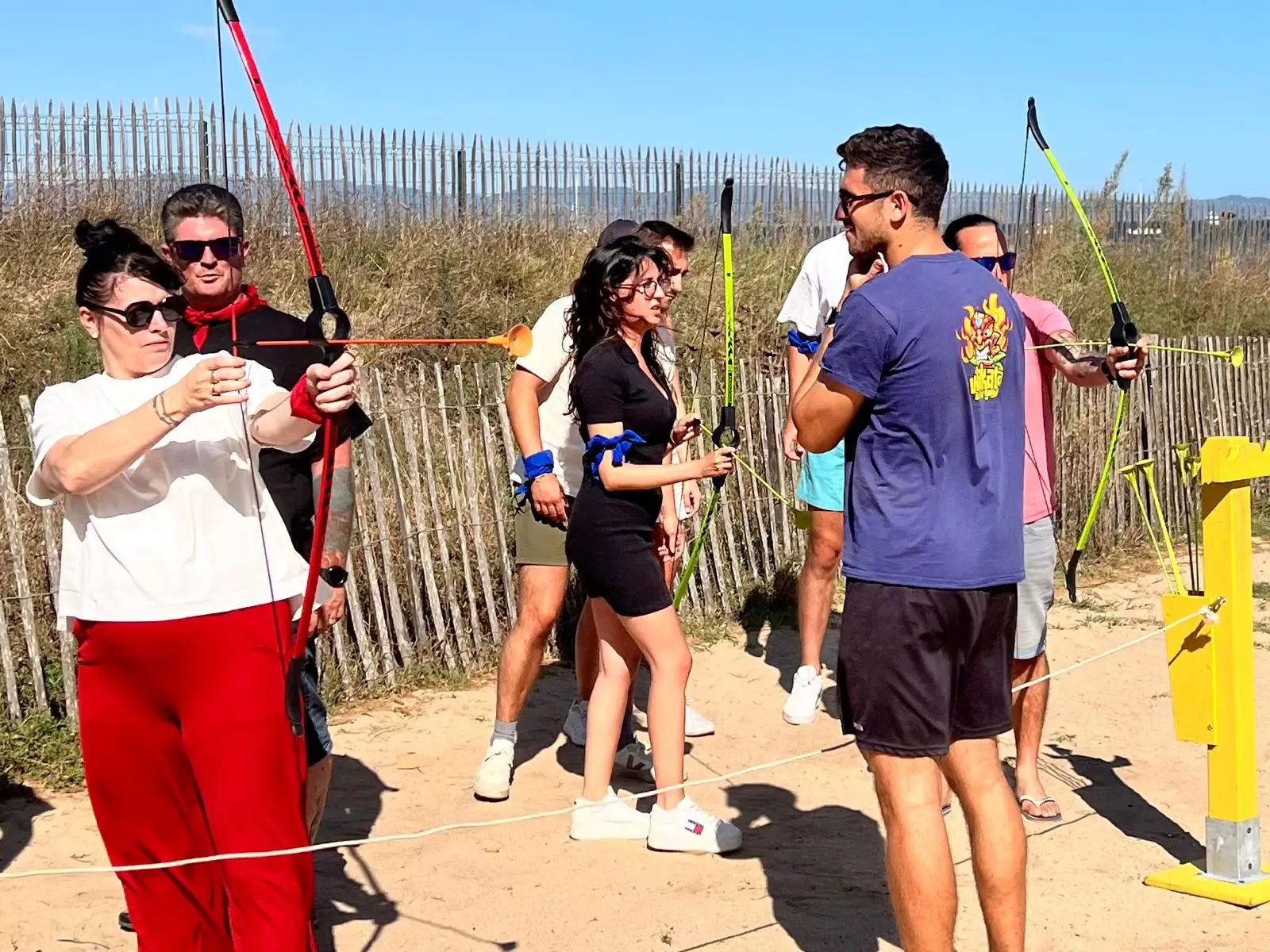 Olympiades aventure on the beach 5