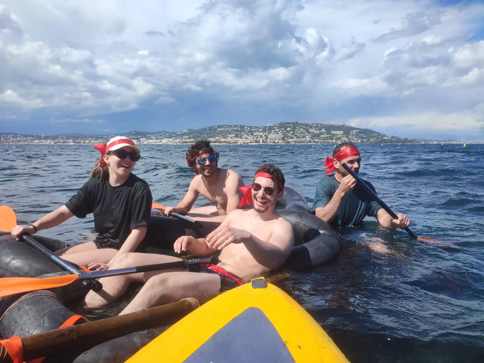 Team Building olympiades des naufragés à Cannes 2