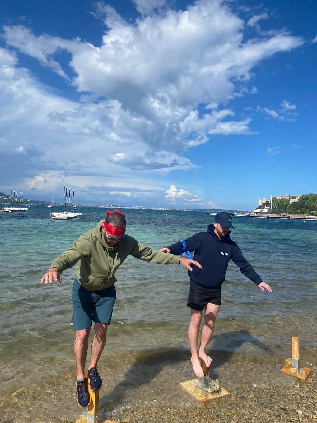 Team Building olympiades des naufragés à Cannes 4