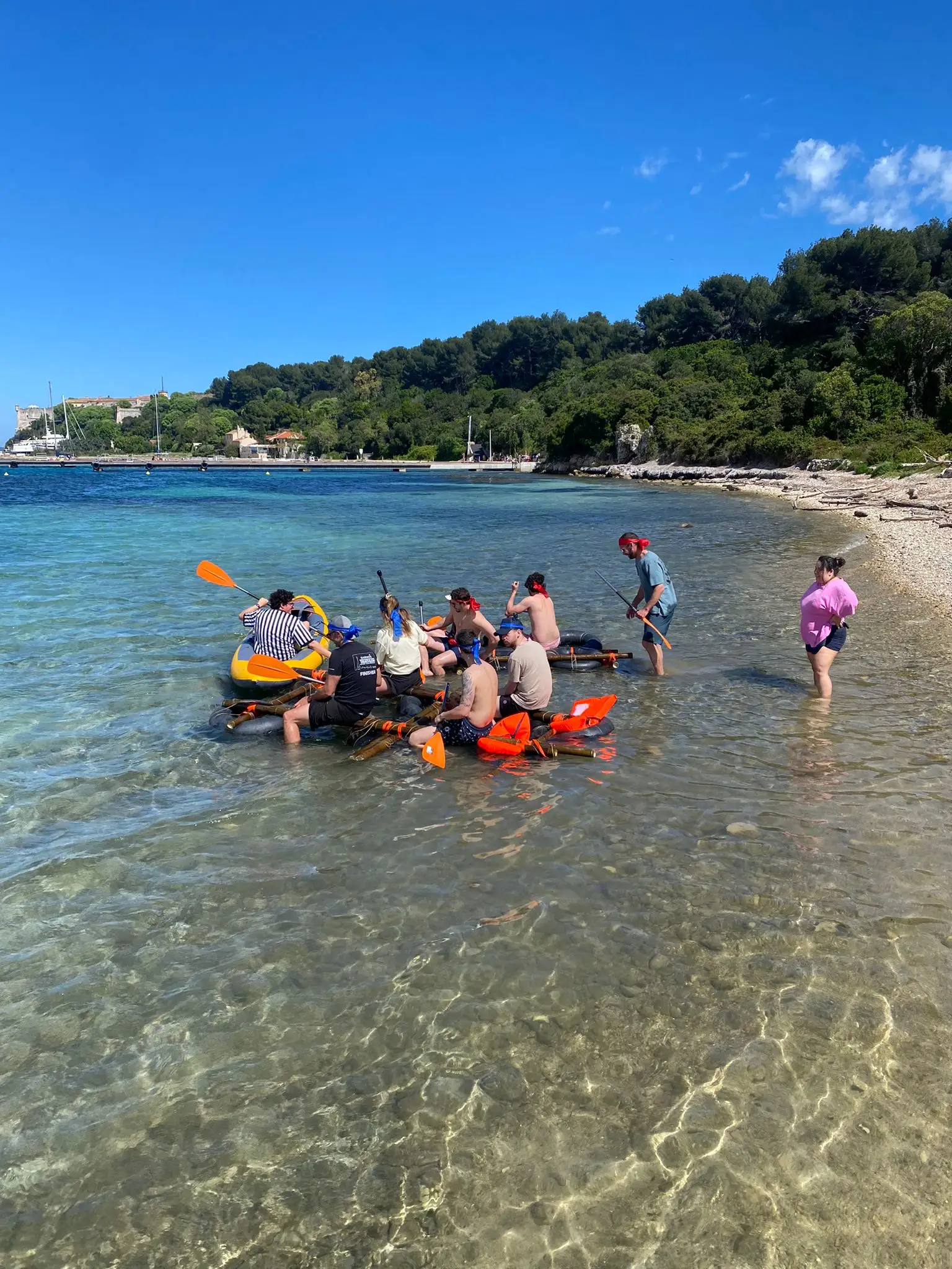 Team Building olympiades des naufragés à Cannes 6