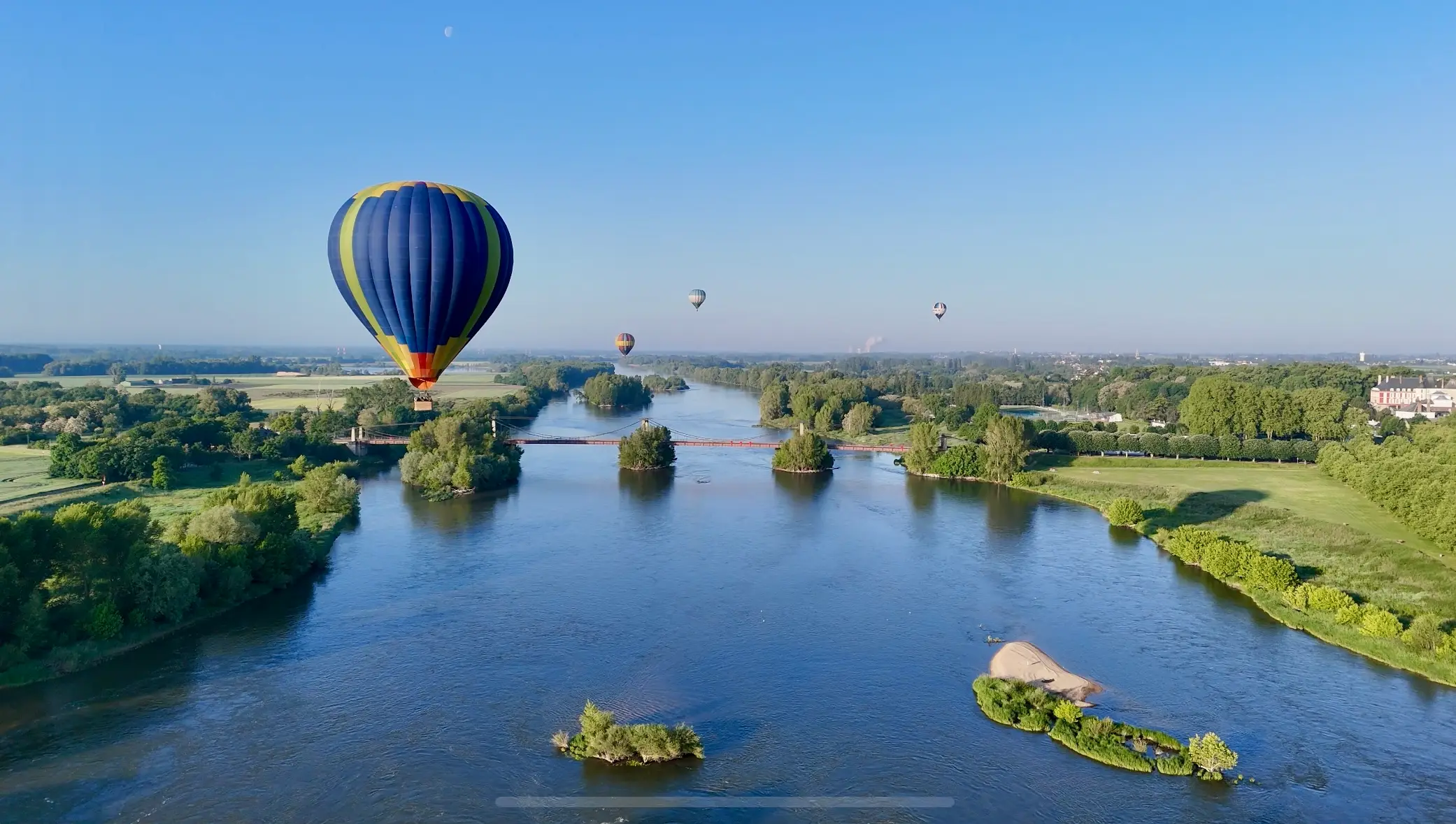 Vol en montgolfière au dessus de la Loire -Orléans