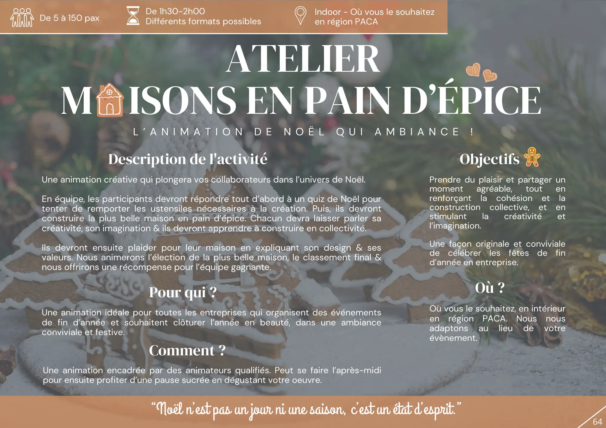 MAISONS EN PAIN D'ÉPICE - TEAM BUILDING 2