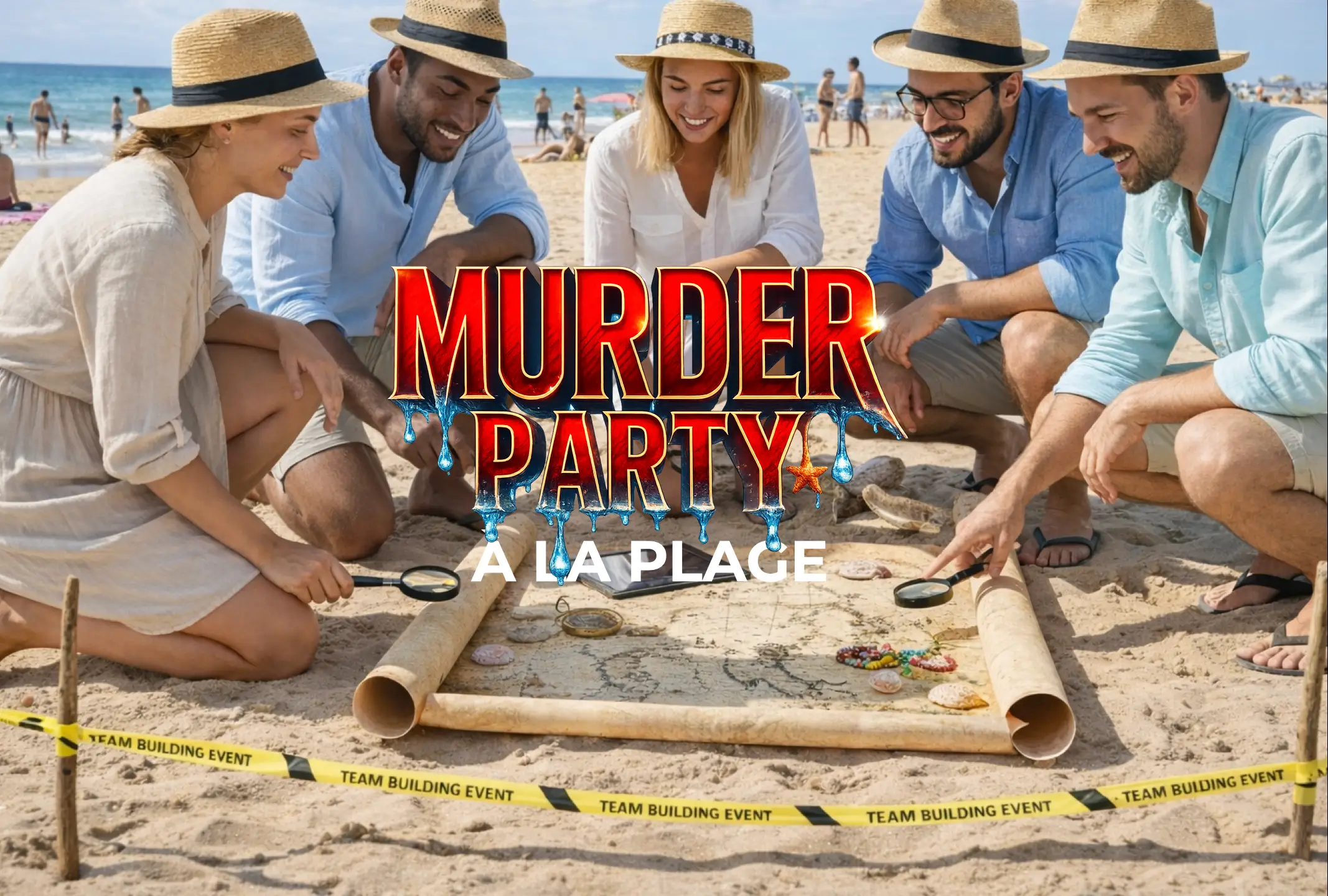 MURDER PARTY 🔪🕵️, sur la plage 🌊🏖️