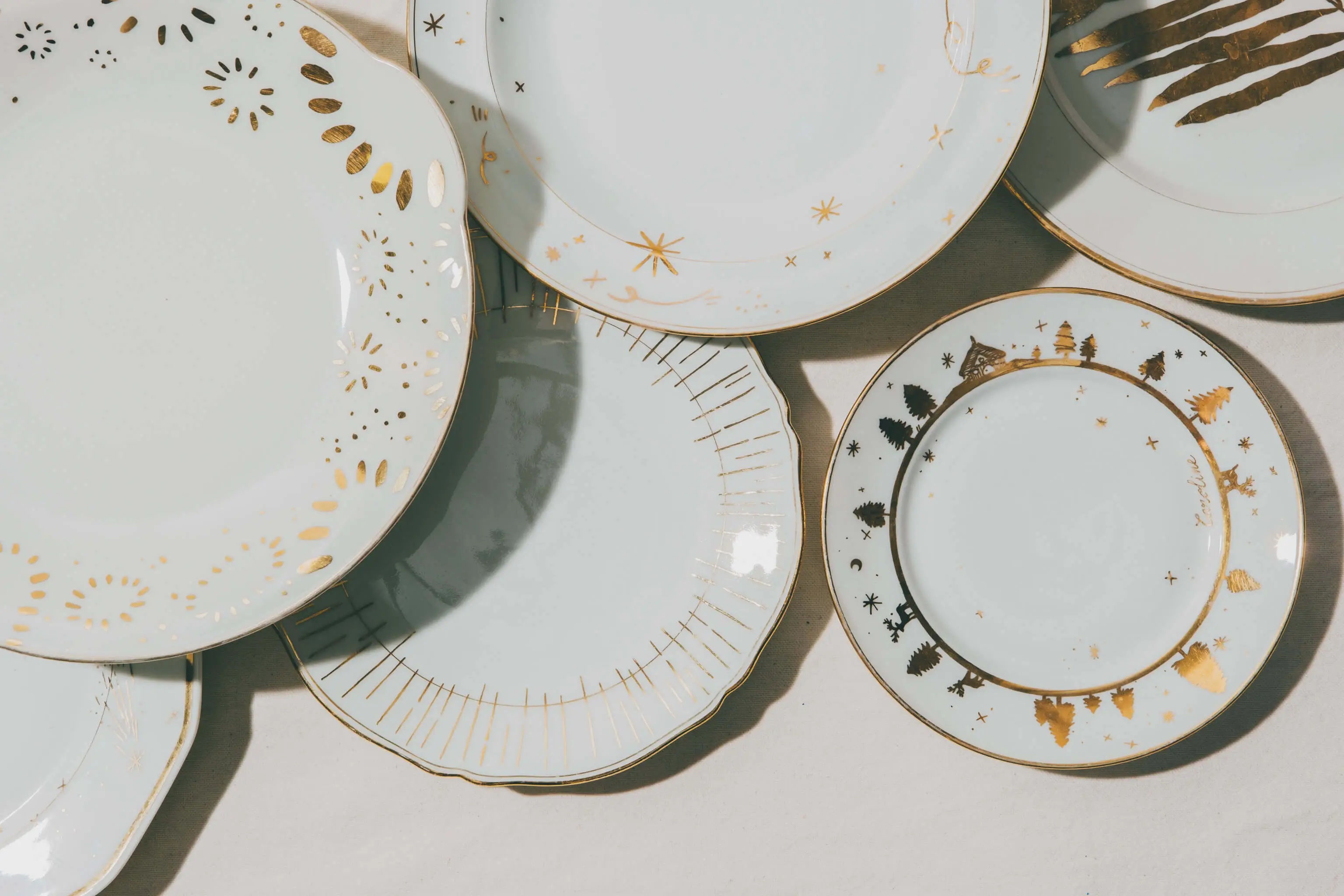 Décor à l’or sur porcelaine 3