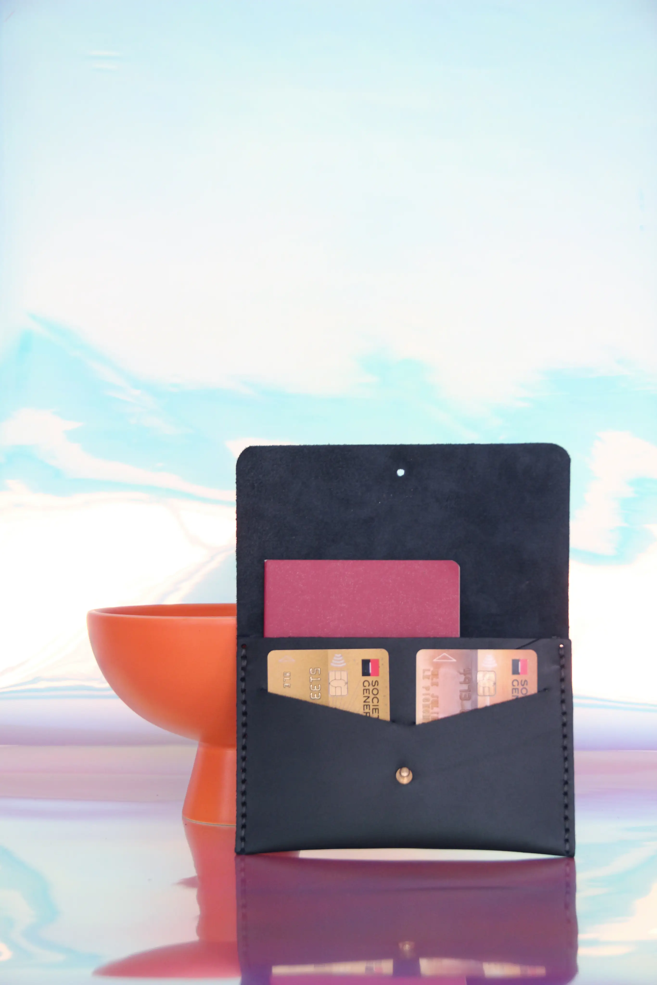 Pochette passeport en cuir - Atelier B2B 5