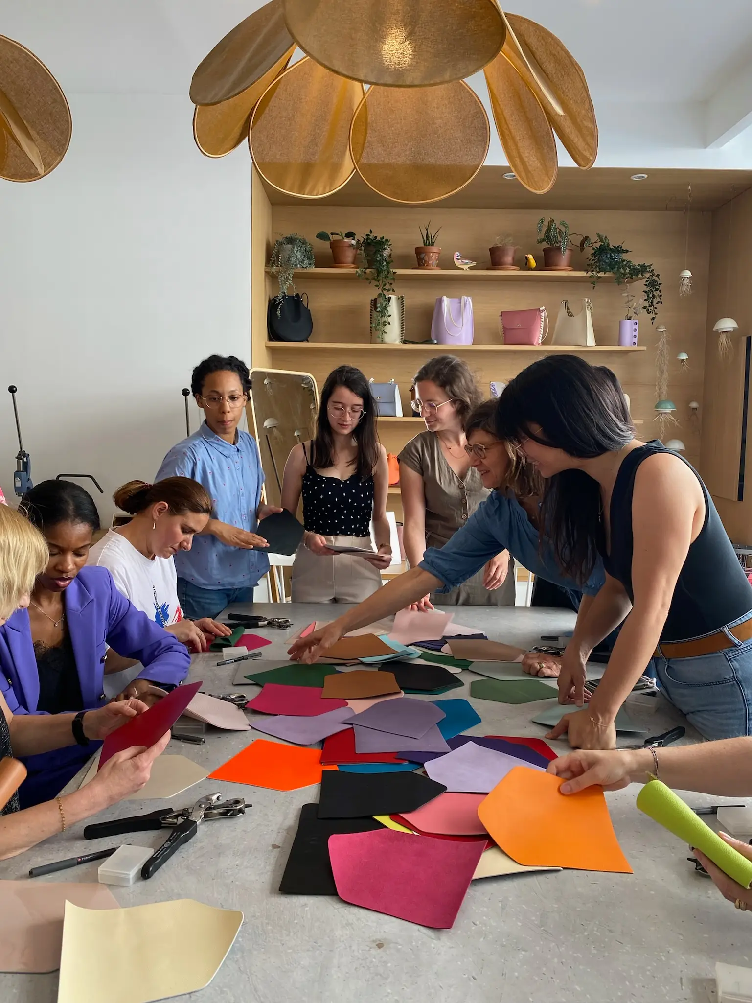 Atelier petites maroquineries en équipe ! 2