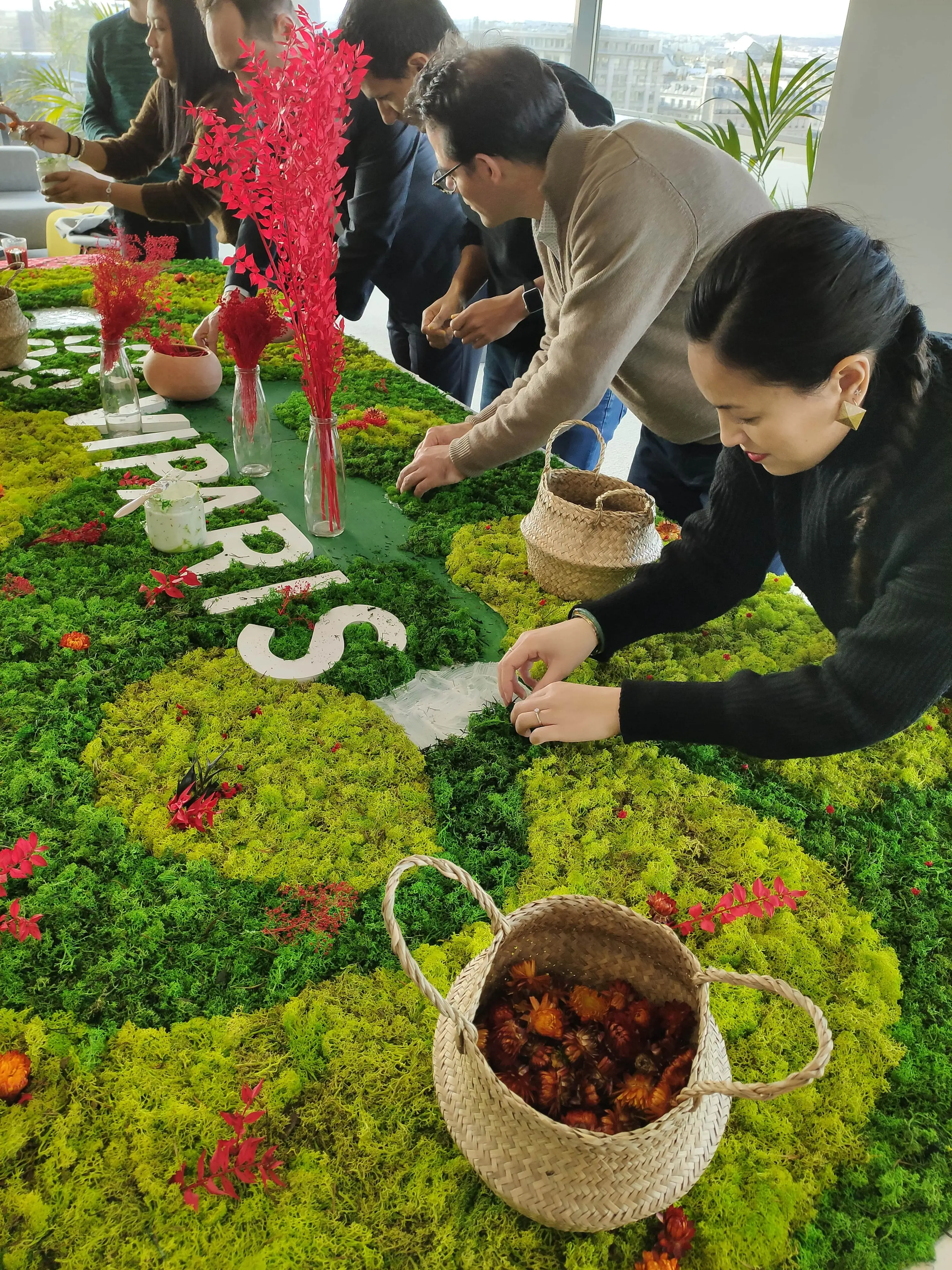 Atelier Fresque Végétale 2
