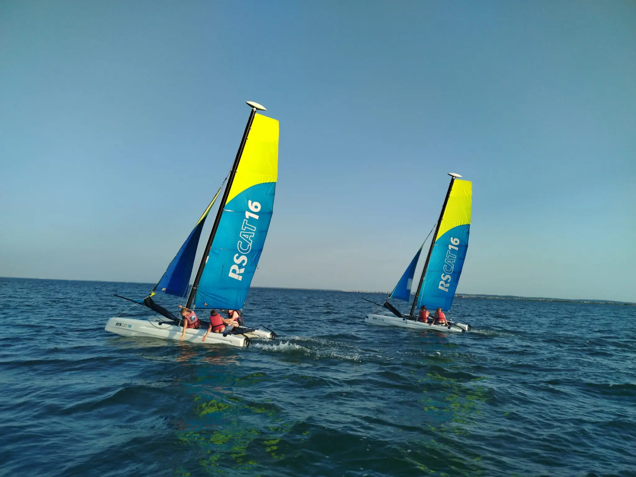 Sortie voile échappée sur le bassin d'Arcachon