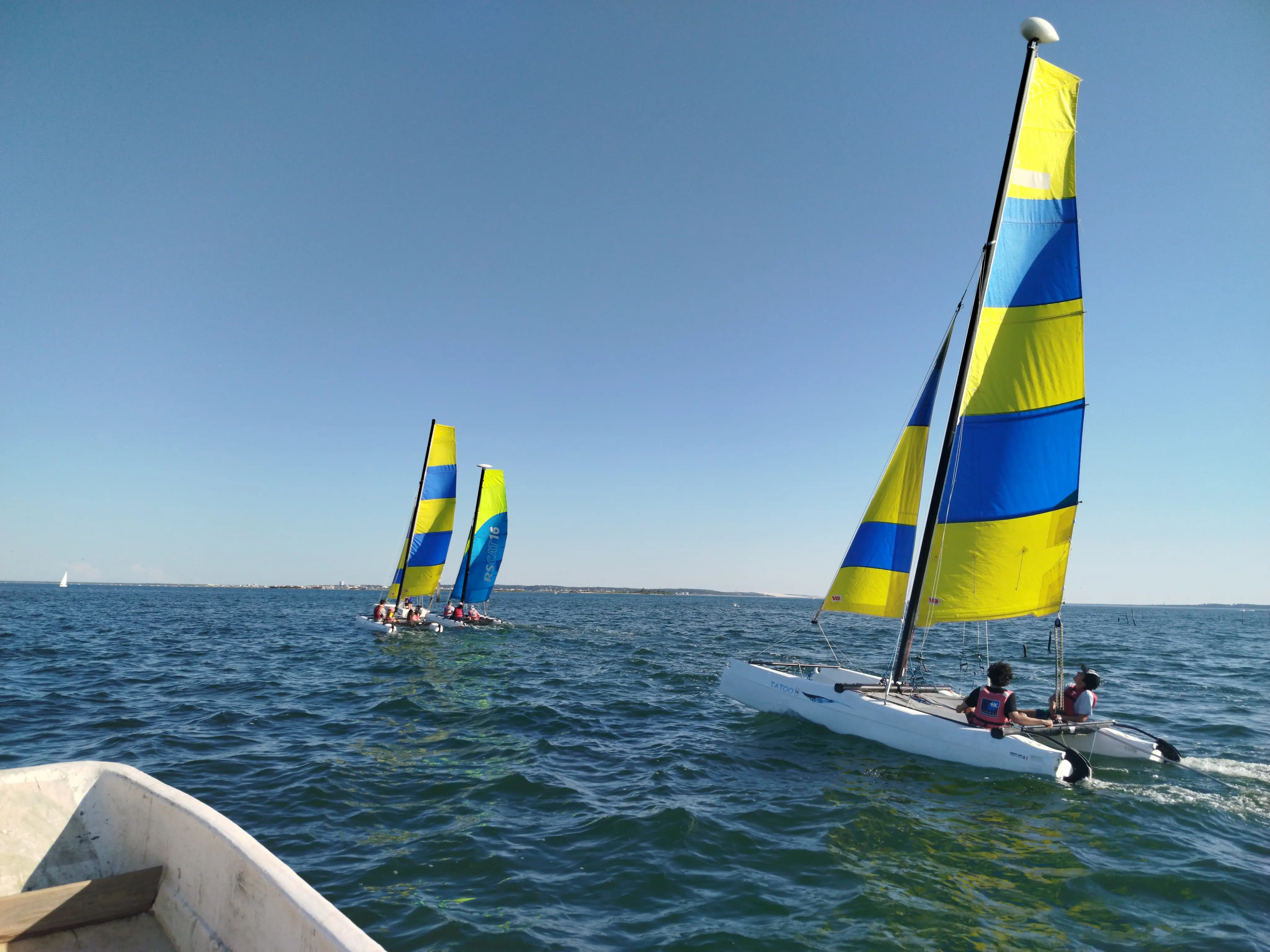 Sortie voile échappée sur le bassin d'Arcachon 2