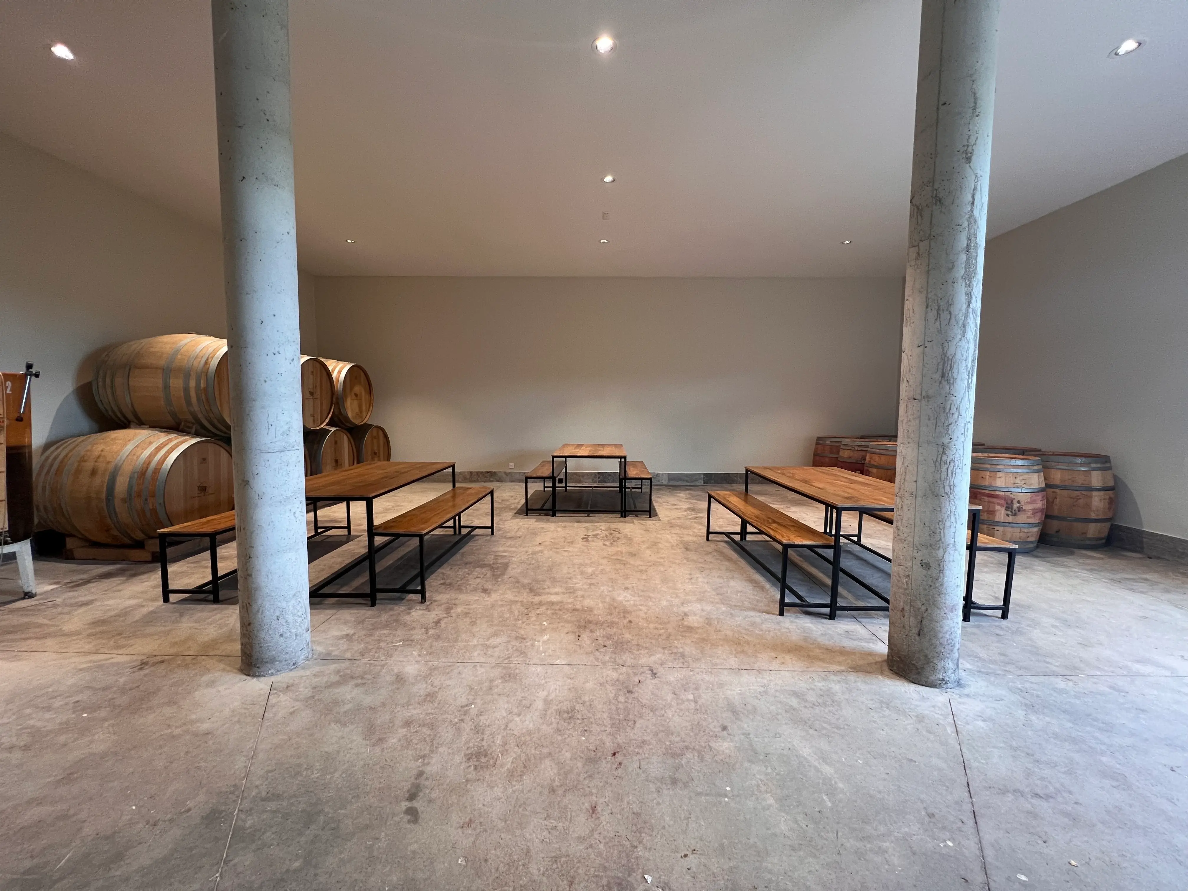 Salle de réception au cœur de notre cuverie 2