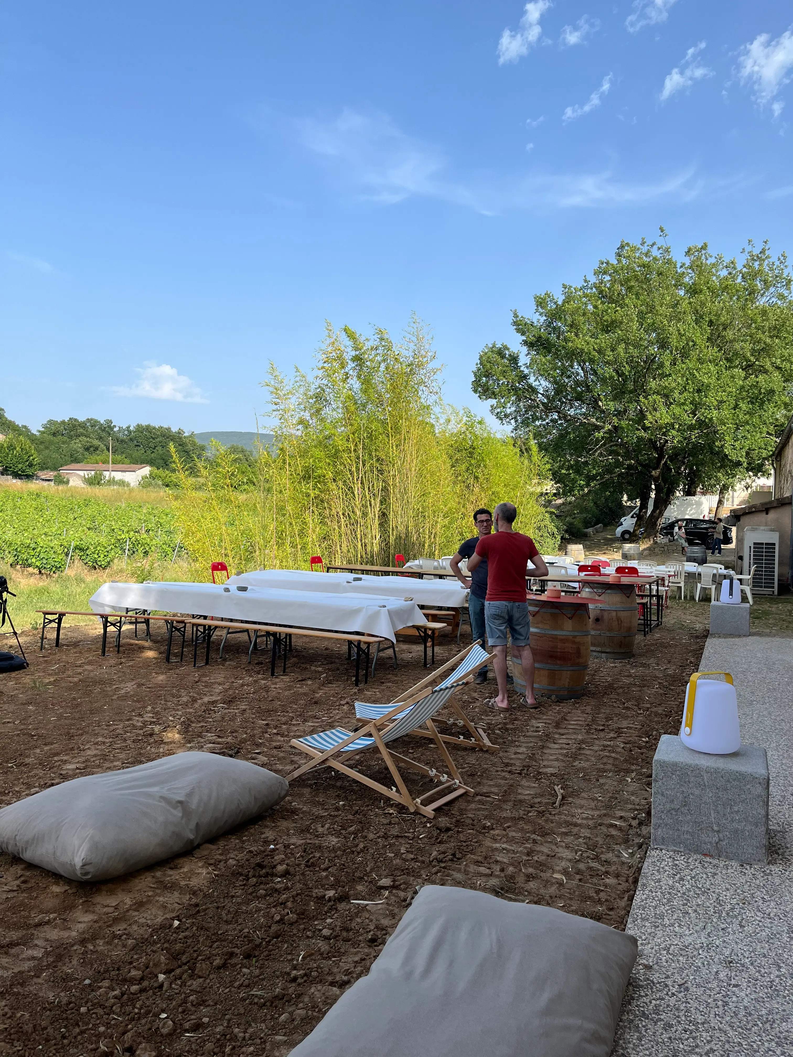 Salle de réception au cœur de notre cuverie 3