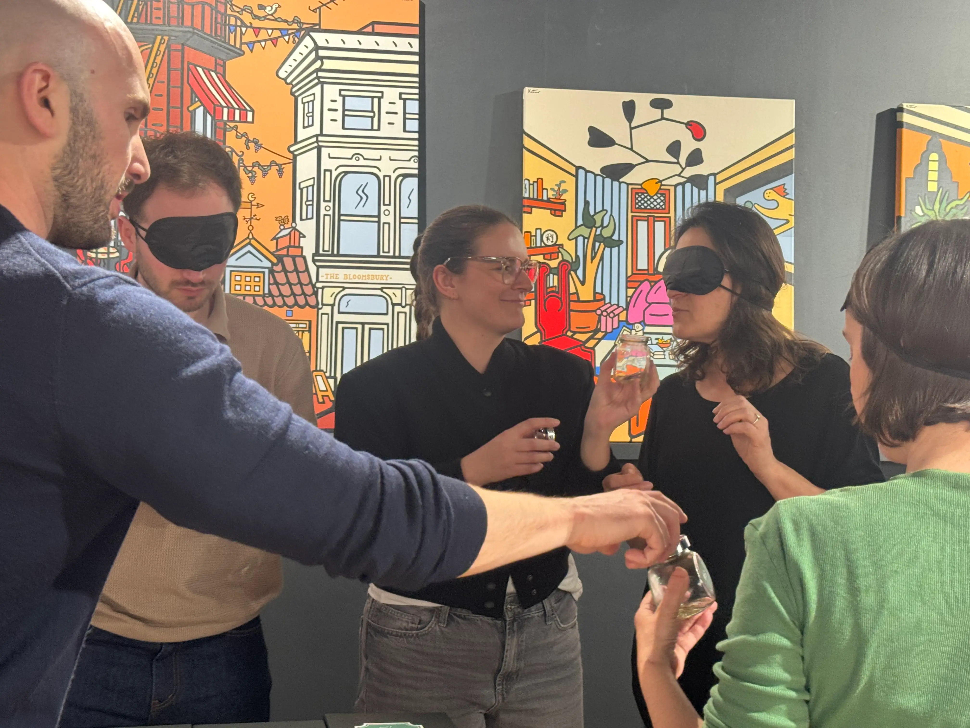Arty box sensorielle - activité séminaire à Paris 7
