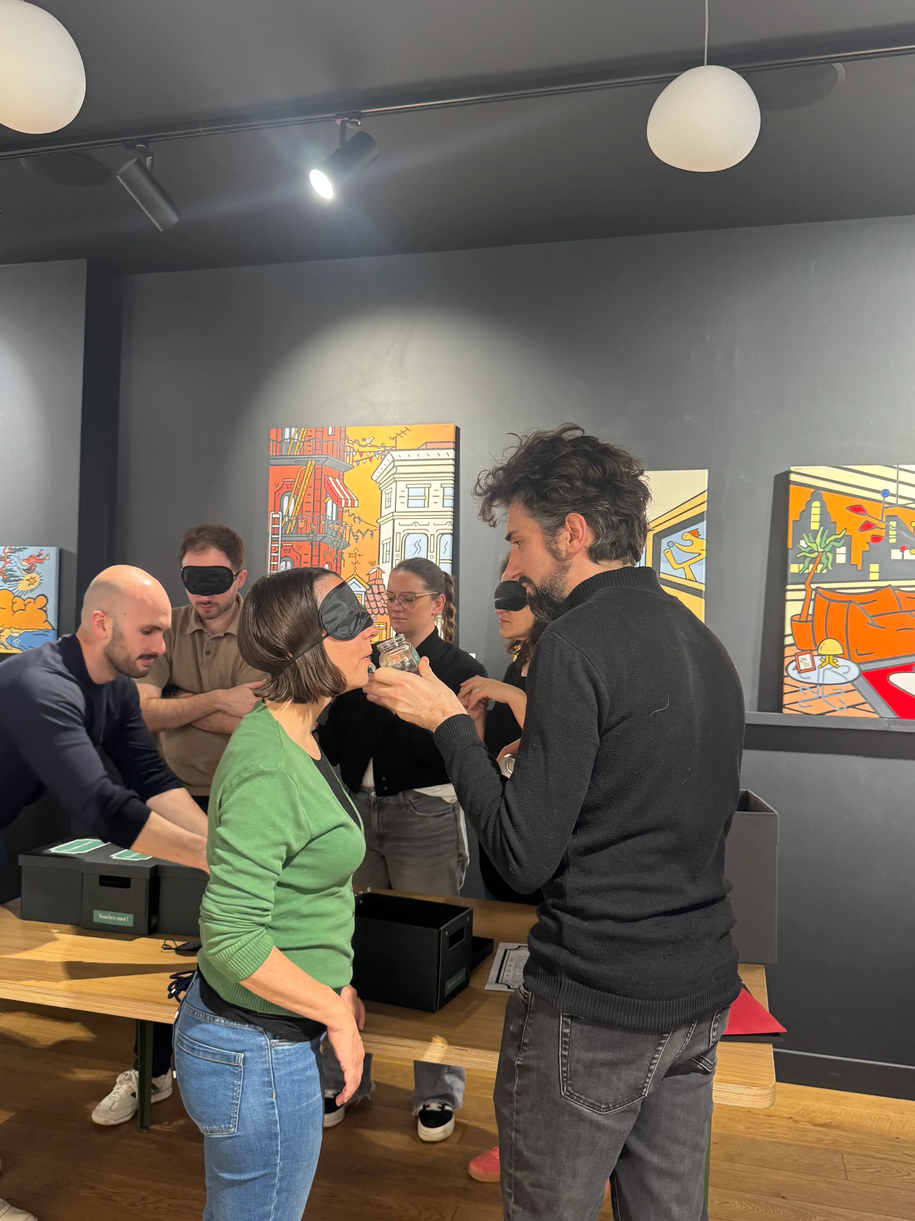 Arty box sensorielle - activité séminaire à Paris 8