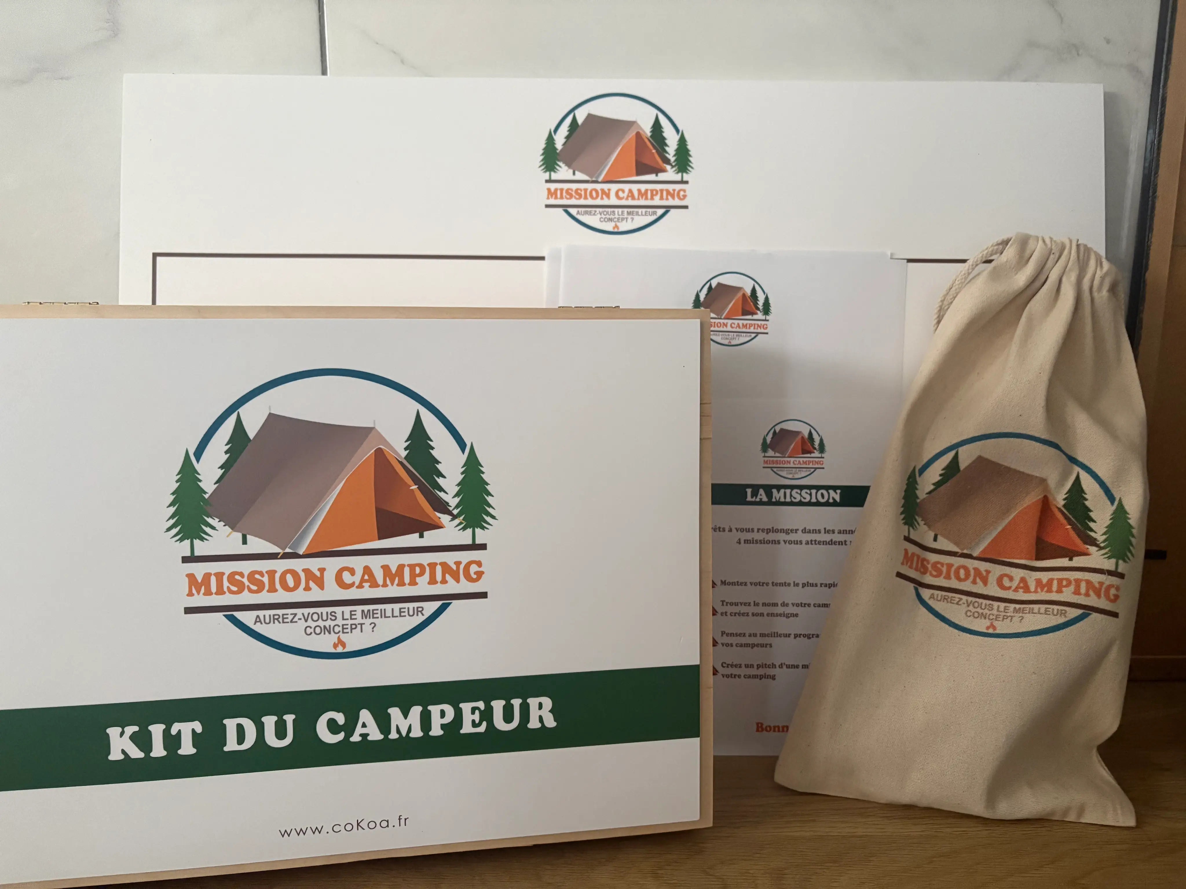 Mission Camping, jeu de construction 2