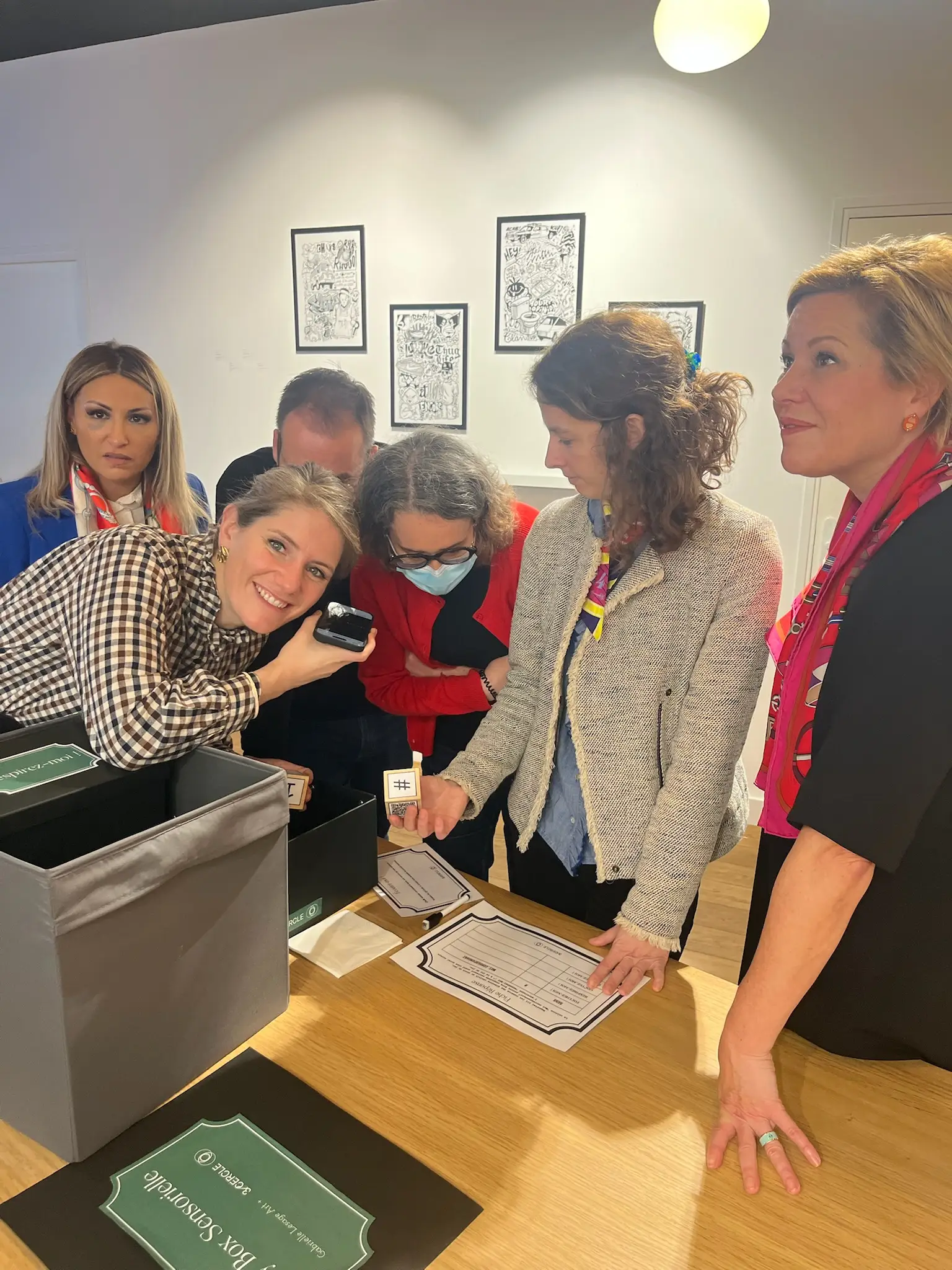 Arty box sensorielle - activité séminaire à Paris 6